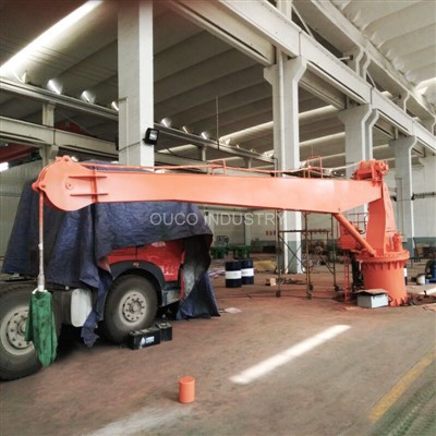 Zum Verkauf Nationale Stiff Articulating Boom Cranes sind Hydraulikzylinder Luffing.