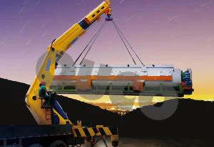 Großer Heavy-Duty-Service-halb-Knöchel-Teleskop-Boom-LKW brachte Kran an